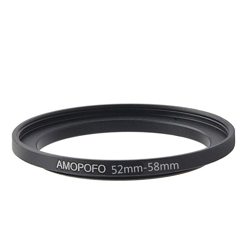 Amopofo 52 to 58mm /52mm to 58mm Step Up Ring Filter Adapter for UV,ND,CPL,Metal Step Up Ring,Compatible with All 52mm Camera Lenses & 58mm Accessories - Image 4